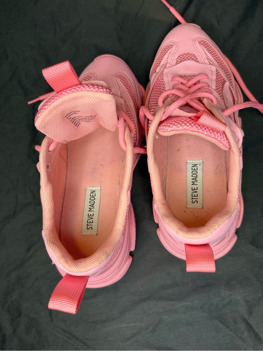 Steve Madden pink sneakers